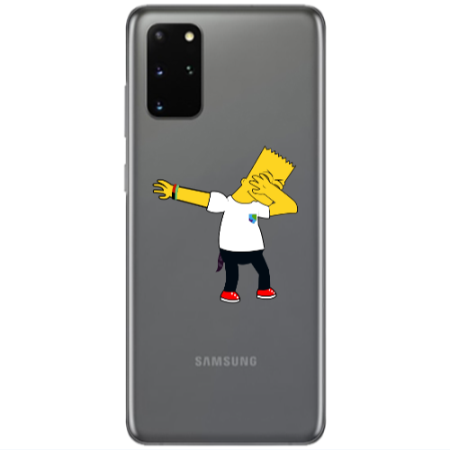 Samsung S20 Plus Simpsons2 Transparent Silicone TPU Θήκη