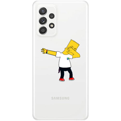 Samsung A53 Simpsons2 Transparent Silicone TPU Θήκη