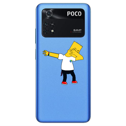 Xiaomi Poco M4 Pro 4G Simpsons2 Transparent Silicone TPU Θήκη