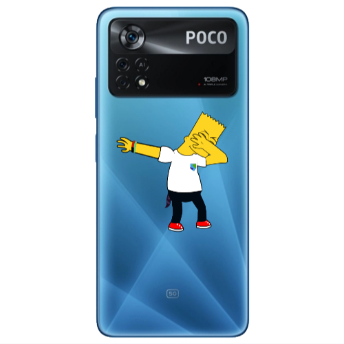 Xiaomi Poco X4 Pro Simpsons2 Transparent Silicone TPU Θήκη