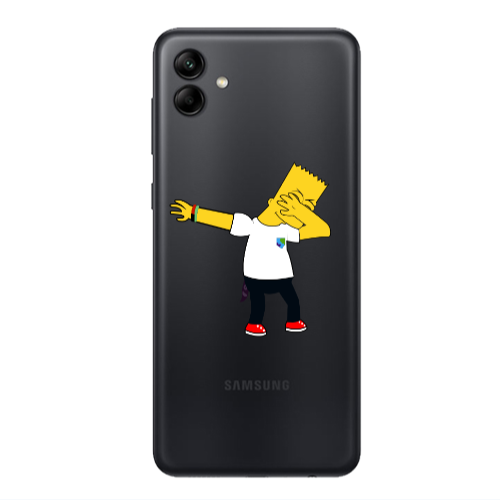 Samsung A04 Simpsons2 Transparent Silicone TPU Θήκη