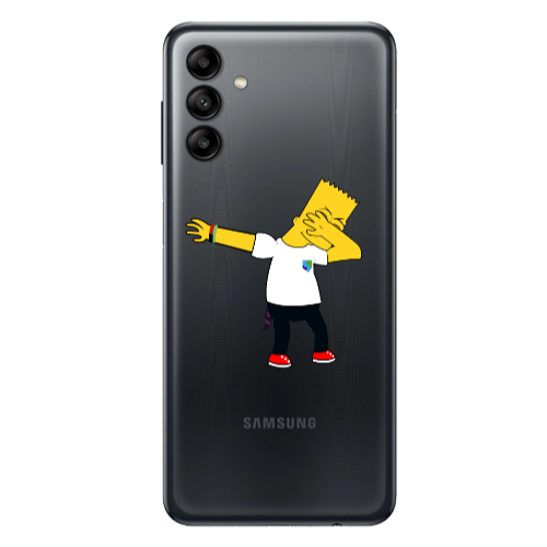 Samsung A04S Simpsons2 Transparent Silicone TPU Θήκη