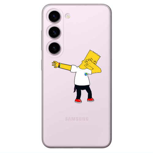 Samsung S23 Simpsons2 Transparent Silicone TPU Θήκη
