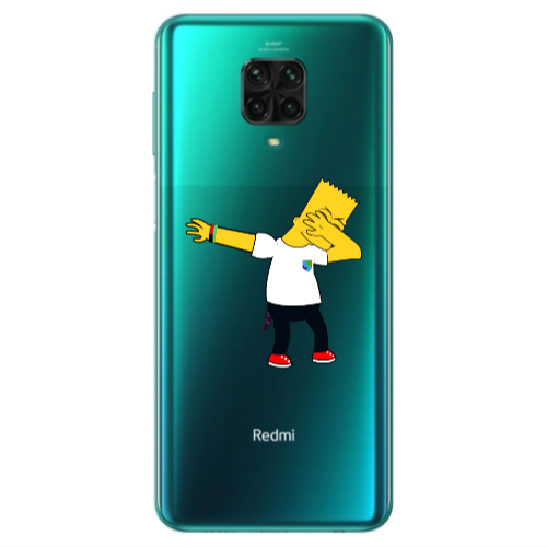 Xiaomi Redmi Note 9S Simpsons2 Transparent Silicone TPU Θήκη