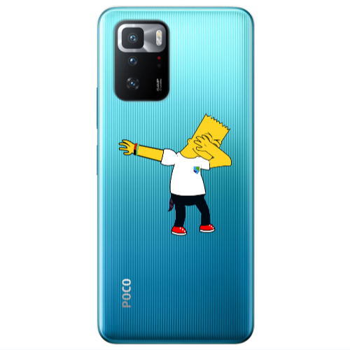 Xiaomi Poco X3 GT Simpsons2 Transparent Silicone TPU Θήκη