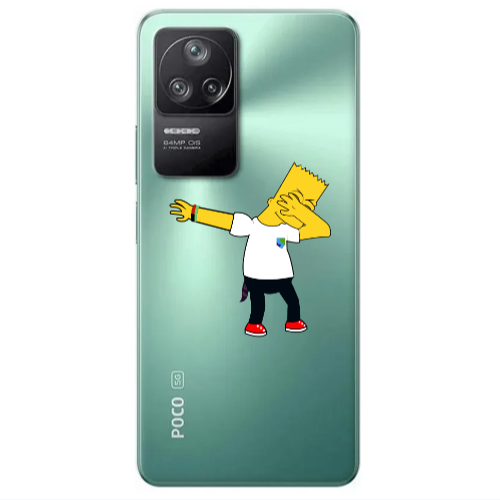 Xiaomi Poco F4 Simpsons2 Transparent Silicone TPU Θήκη