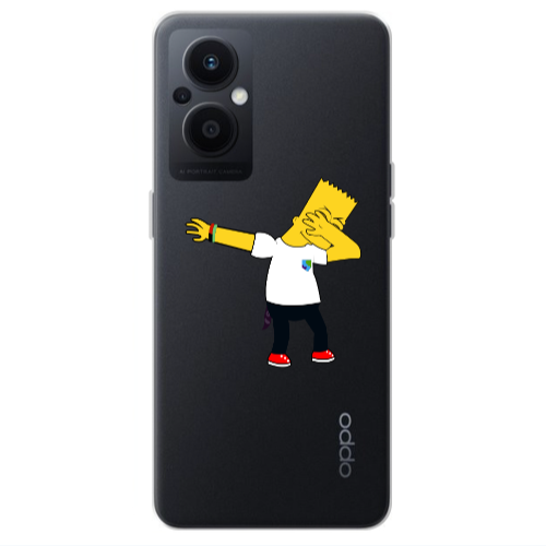 Oppo Reno 7 Lite Simpsons2 Transparent Silicone TPU Θήκη