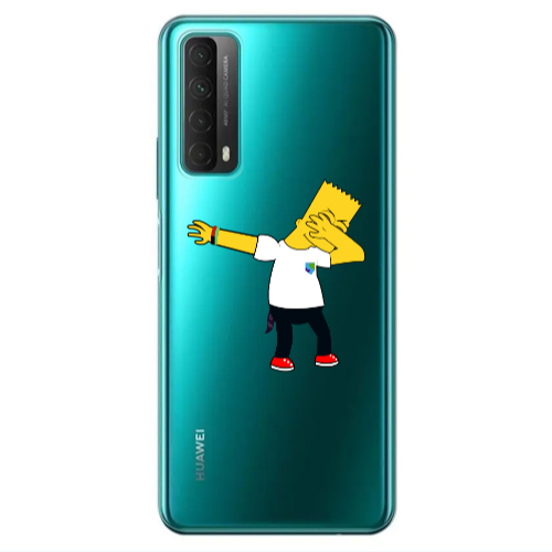 Huawei P Smart 2021 Simpsons2 Transparent Silicone TPU Θήκη