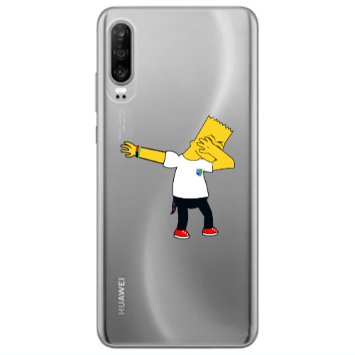 Huawei P30 Simpsons2 Transparent Silicone TPU Θήκη