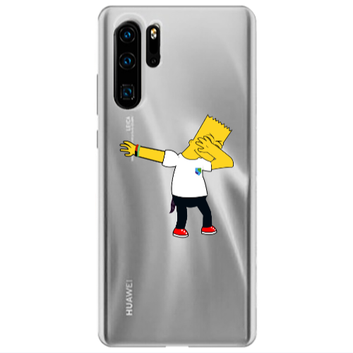Huawei P30 Pro Simpsons2 Transparent Silicone TPU Θήκη
