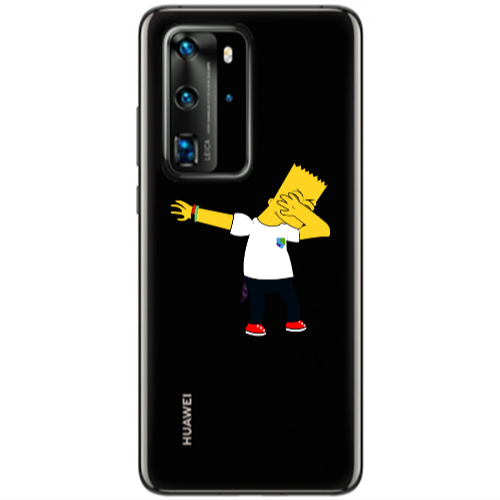 Huawei P40 Pro Simpsons2 Transparent Silicone TPU Θήκη