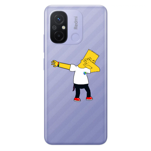 Xiaomi Redmi 12C Simpsons2 Transparent Silicone TPU Θήκη