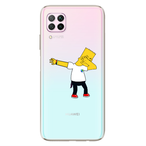 Huawei P40 Lite Simpsons2 Transparent Silicone TPU Θήκη