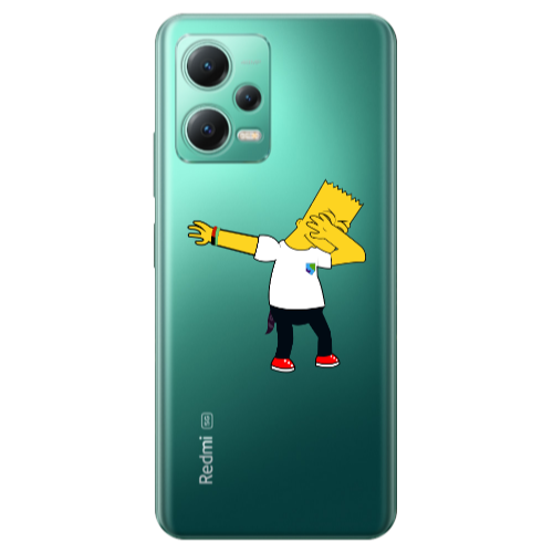 Xiaomi Redmi Note 12 Pro Plus 5G Simpsons2 Transparent Silicone TPU Θήκη