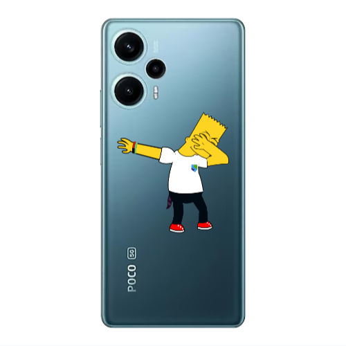 Xiaomi Poco F5 Simpsons2 Transparent Silicone TPU Θήκη