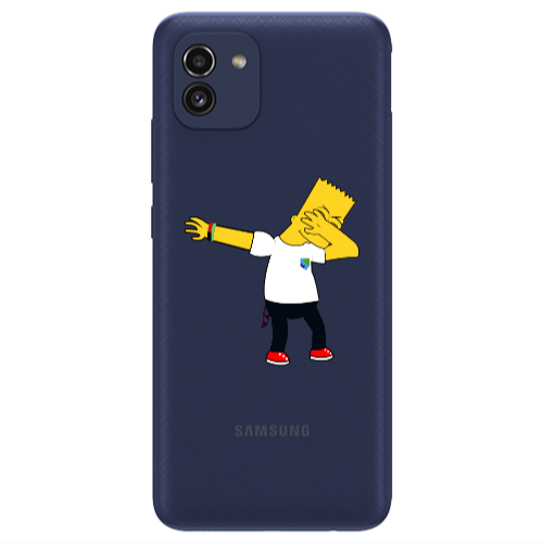 Samsung A03 Simpsons2 Transparent Silicone TPU Θήκη
