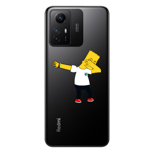Xiaomi Redmi Note 12s Simpsons2 Transparent Silicone TPU Θήκη