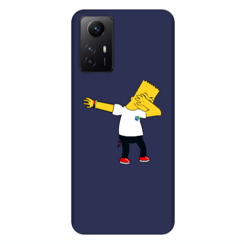 Xiaomi Redmi Note 12s Simpsons2 Dark blue Colored Silicone TPU Θήκη