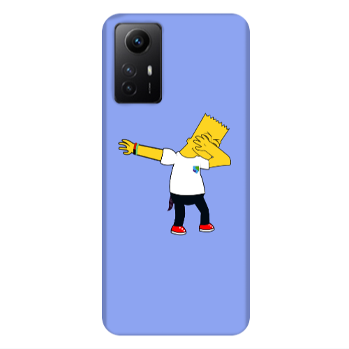 Xiaomi Redmi Note 12s Simpsons2 Light Purple Colored Silicone TPU Θήκη