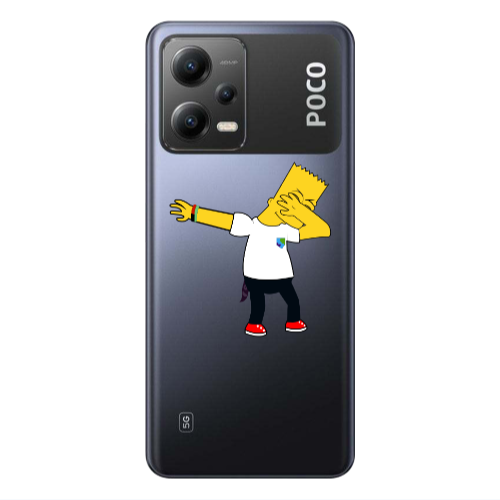 Xiaomi Poco X5 Simpsons2 Transparent Silicone TPU Θήκη