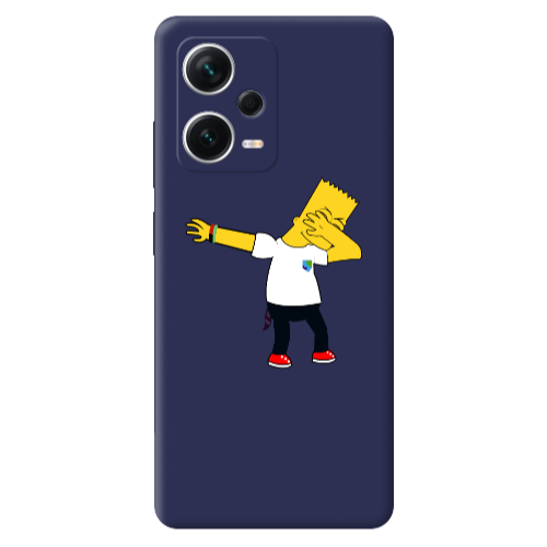 Xiaomi Poco X5 Simpsons2 Dark blue Colored Silicone TPU Θήκη