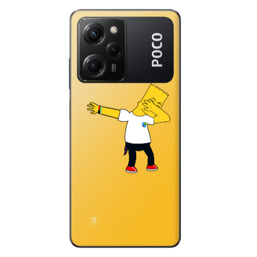 Xiaomi Poco X5 Pro Simpsons2 Transparent Silicone TPU Θήκη