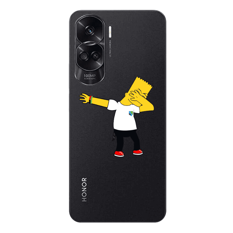 Honor 90 Lite 5G Simpsons2 Transparent Silicone TPU Θήκη