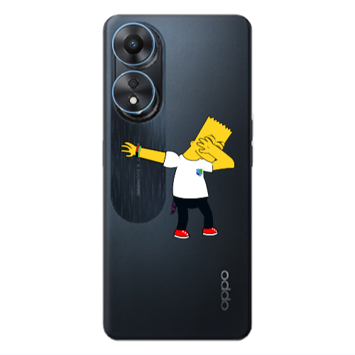 Oppo A 98 Simpsons2 Transparent Silicone TPU Θήκη