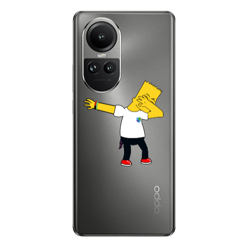 Oppo Reno10 5G Simpsons2 Transparent Silicone TPU Θήκη