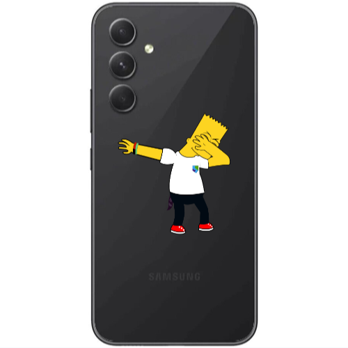 Samsung Galaxy A25 Simpsons2 Transparent Silicone TPU Θήκη