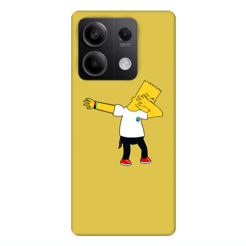 Xiaomi Redmi Note 13 5G Simpsons2 Yellow Colored Silicone TPU Θήκη