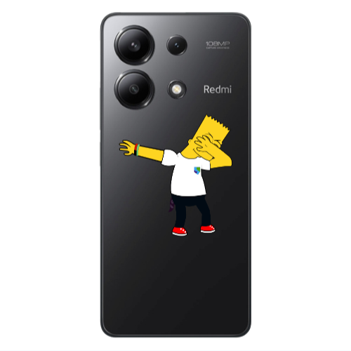 Xiaomi Redmi Note 13 4G Simpsons2 Transparent Silicone TPU Θήκη
