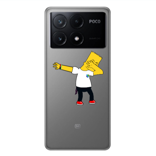 Xiaomi Poco X6Pro 5G Simpsons2 Transparent Silicone TPU Θήκη