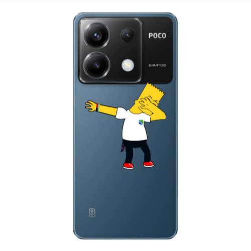 Xiaomi Poco X6 5G Simpsons2 Transparent Silicone TPU Θήκη