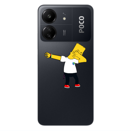 Xiaomi Poco C65 Simpsons2 Transparent Silicone TPU Θήκη