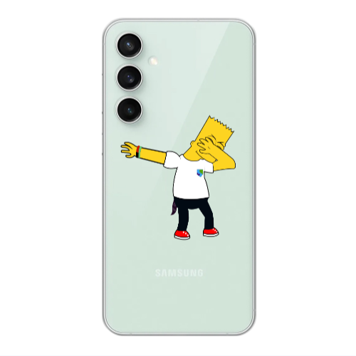 Samsung S24 Simpsons2 Transparent Silicone TPU Θήκη