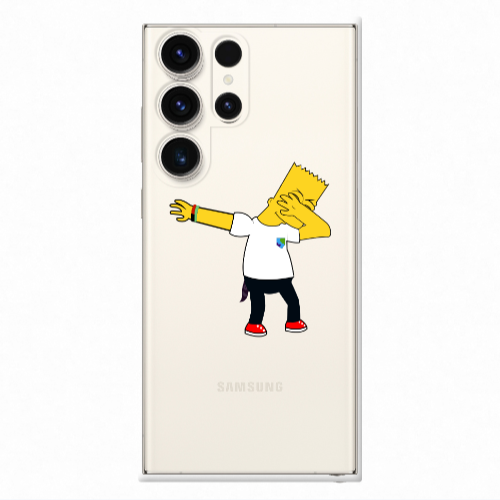 Samsung S24 Ultra Simpsons2 Transparent Silicone TPU Θήκη