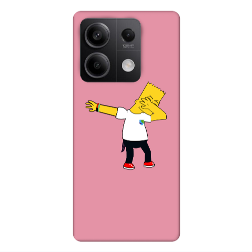 Xiaomi Redmi Note 13Pro 5G Simpsons2 Pink Colored Silicone TPU Θήκη