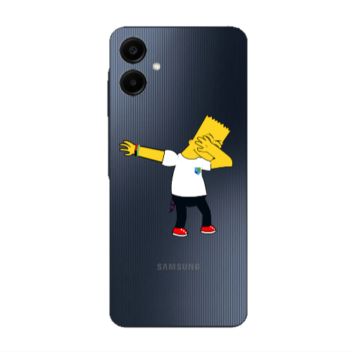 Samsung A06 Simpsons2 Transparent Silicone TPU Θήκη