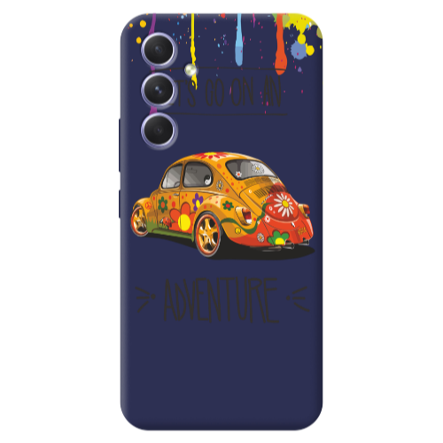 Samsung A56 Adventure Dark blue Colored Silicone TPU Θήκη