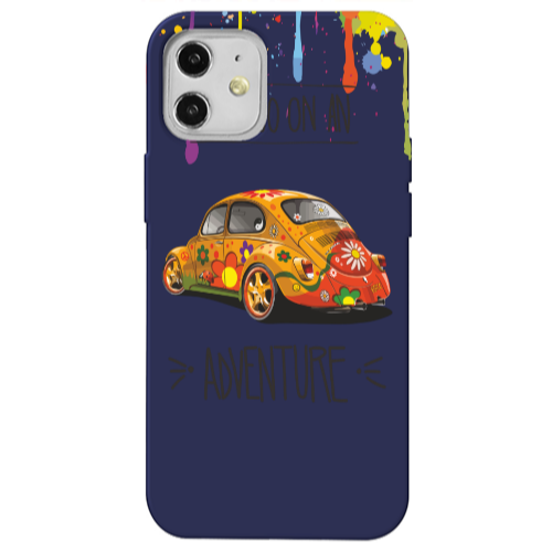 Apple iPhone 12 Adventure Dark blue Colored Silicone TPU Θήκη