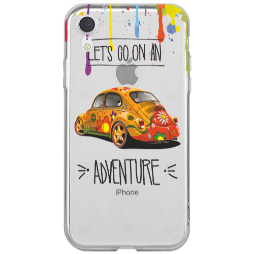 Apple iPhone Xr Adventure Transparent Silicone TPU Θήκη
