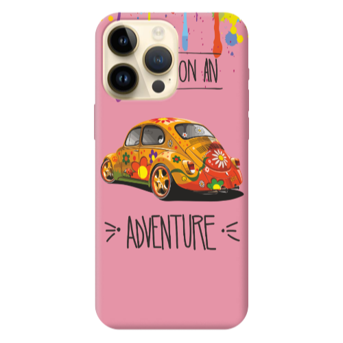 Apple iPhone 13 Pro Max Adventure Pink Colored Silicone TPU Θήκη