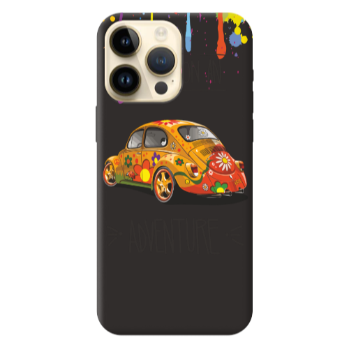Apple iPhone 13 Pro Max Adventure Black Colored Silicone TPU Θήκη