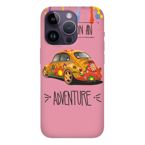 Apple iPhone 14 Pro  Adventure Pink Colored Silicone TPU Θήκη
