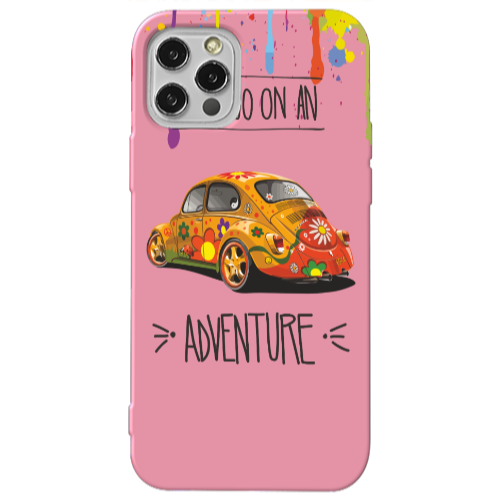 Apple iPhone 13 Pro Adventure Pink Colored Silicone TPU Θήκη