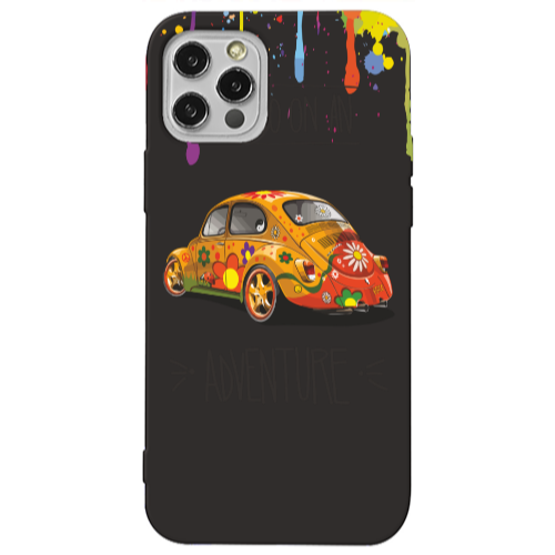 Apple iPhone 13 Pro Adventure Black Colored Silicone TPU Θήκη