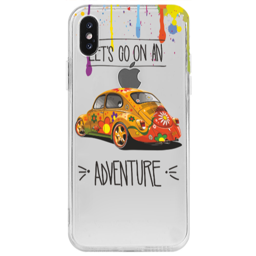 Apple iPhone Xs Max Adventure Transparent Silicone TPU Θήκη