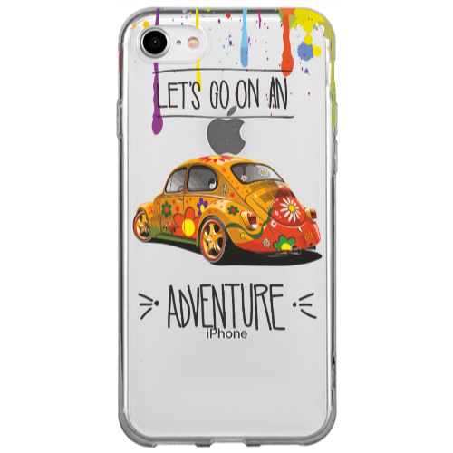 Apple iPhone 7 Adventure Transparent Silicone TPU Θήκη