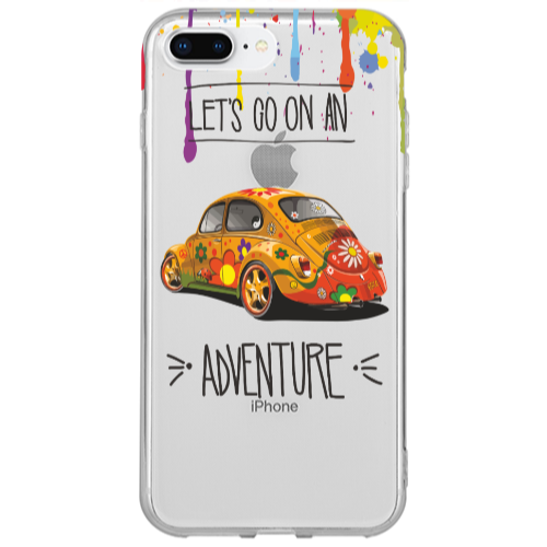 Apple iPhone 7 Plus Adventure Transparent Silicone TPU Θήκη